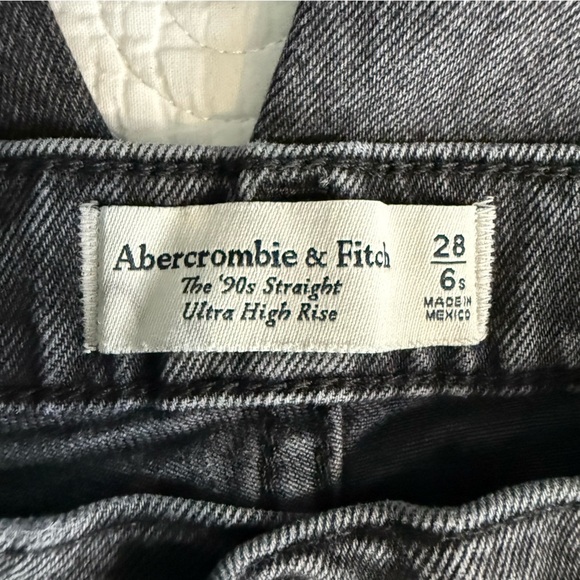 Abercrombie & Fitch High Rise Jeans - Dark Gray - Picture 4 of 9